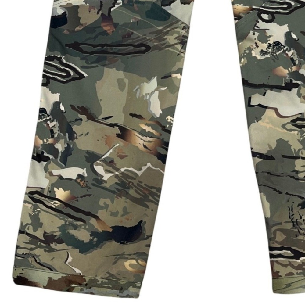 Under Armour Ridge Reaper Raider HD Pant Mens M Camo Flex Knee Stretch Waistband - Picture 7 of 16